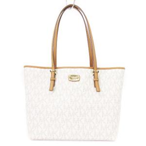 バッグ トート ショルダー ロゴ レザー ベージュ系 茶 ブラウン 鞄