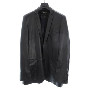 テーラードジャケット ラムスキン レザー 羊革 2B
