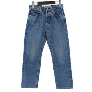 ジェネラルジーンズ デニム パンツ ストレート ボタンフライ コットン 18SMSPA65 青 ブルー 34