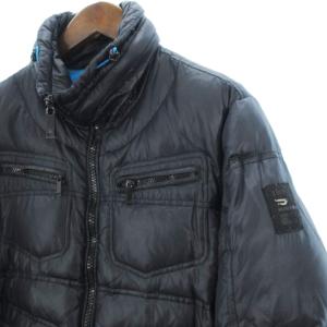 DIESEL スタンドカラーダウンジャケット ブラック