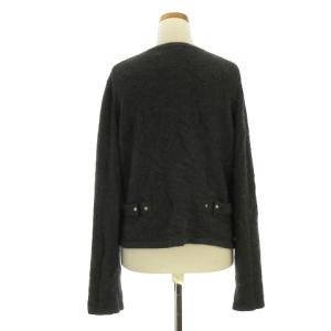 agnes b. 18AW プレッション カーディガン ニット セーター ビジュー カシミヤ