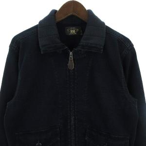 RRL ジップアップブルゾン ジャケット スウェット インディゴ