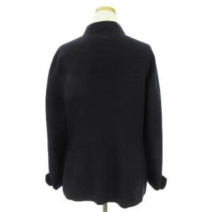 Paul Stuart ジャケット リバーシブル カシミヤ混 11 ネイビー