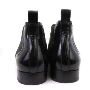 DOLCE&GABBANA サイドゴアブーツ ショート メダリオン エナメル