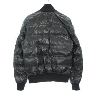 DOLCE&GABBANA ブルゾン ダウン ジャケット ロゴプレート 光沢 ナイロン