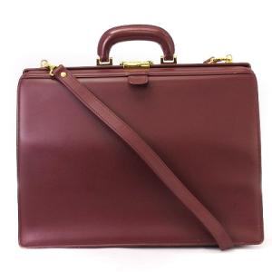 ダレスバッグ ビジネス ブリーフ ショルダー 吉田 2WAY レザー ボルドー