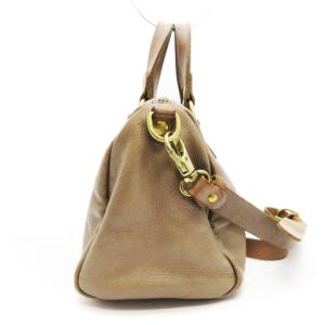 IL BISONTE ミニボストン 2way バッグ オールレザー ショルダー ハンド