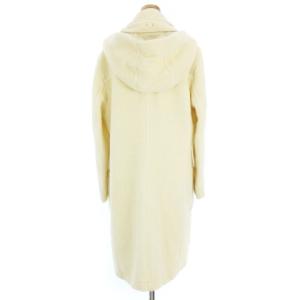 AGNONA コート ダッフル ロング 起毛 アイボリー 白系 アウター