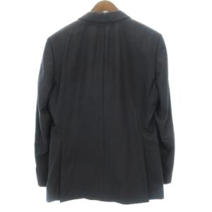 HUGO BOSS テーラードジャケット ブレザー シングル 総裏 裏地ドット柄 ブラック 50