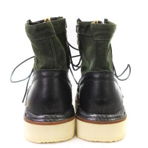 visvim 7-Hole ’73-Folk ミドルブーツ 異素材 Vibramソール