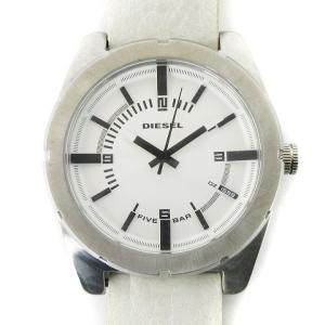 腕時計 アナログ クォーツ DZ1599 ホワイト シルバーカラー ウォッチ ECR4 AA