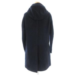 DANTON ウールモッサコート ネイビー