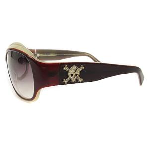 Loree Rodkin eye Couture by Sama サマ サングラス Anastasia plum フルリム スカル ラインストーン 5817