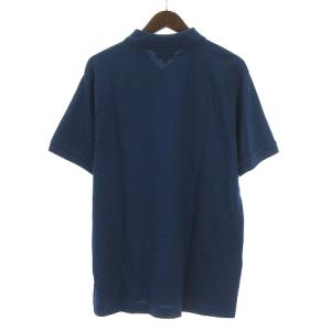 LACOSTE CLASSIC FIT ポロシャツ 半袖 ワンポイント ワニ ロゴ 鹿の子 コットン 青 ブルー 5