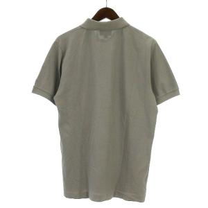 LACOSTE CLASSIC FIT ポロシャツ 半袖 ワンポイント ワニ ロゴ 鹿の子コットン 灰 グレー 5