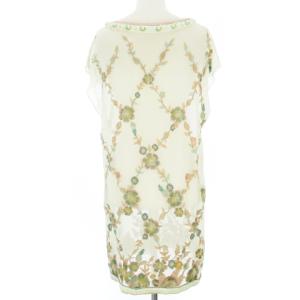 Diagram GRACE CONTINENTAL シルクシフォンミニワンピース アイボリー