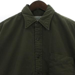 SASSAFRAS SF-201720 Wheel Barrow Shirt ジャケット 長袖 ポケット コットン