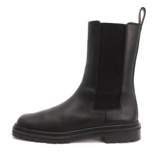 PIPPICHIC 20AW PP20-SISSI SIDE GOA BOOTS ショートブーツ サイドゴア レザー 黒 ブラック 38 靴