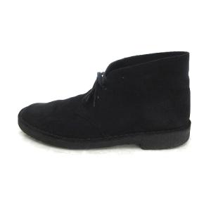 Clarks デザートブーツ レースアップ スエード 黒 ブラック 8.5 