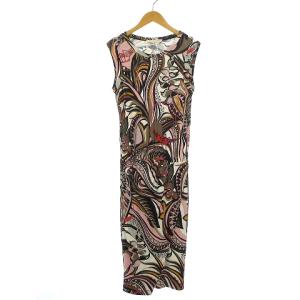 ワンピース ノースリーブ クルーネック