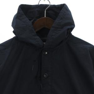 SASSAFRAS LANDSCAPER SHELL BUD HALF パーカー プルオーバー 長袖 ポケット コットン 紺 ネイビー M