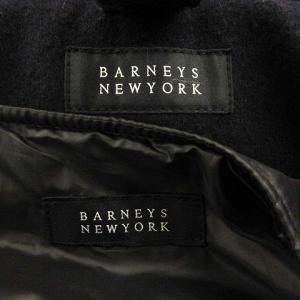 BARNEYS NEW YORK ステンカラーコート 2WAY ダウンライナー付 ウール混 濃紺系 L アウター