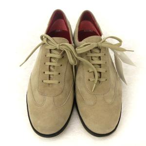 Salvatore Ferragamo  シューズ スエード レースアップ ラウンドトゥ ベージュ 5.5 靴