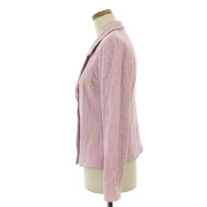 CHANEL 00 ツイード ジャケット ロゴボタン ココマーク 2B ピンク