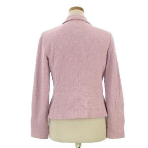 CHANEL 00 ツイード ジャケット ロゴボタン ココマーク 2B ピンク