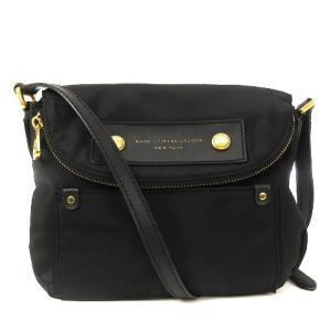 ロゴナイロンショルダーバッグ ブラック