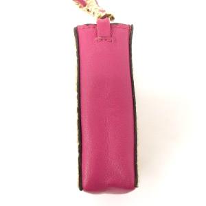 CHANEL チェーンシガレットケース ロゴ ピンク