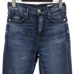 upper hights THE EIGHTY'S ダメージ加工デニムパンツ 22 ブルー