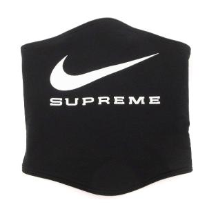 Supreme NIKE Neck Warmer ロゴプリント ブラック