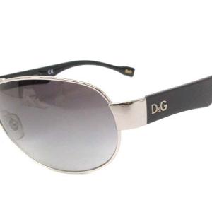 D&G サングラス 6064 061/8G ティアドロップ カラーレンズ メタルフレーム ブラック