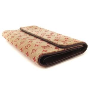 LOUIS VUITTON モノグラム インターナショナル トレゾール 三つ折り長財布 ピンク