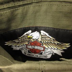 HARLEY DAVIDSON Legion Reversible Jacket ジャケット ライダース シングル  長袖 刺繍 カーキ