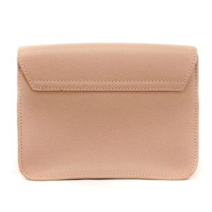 FURLA メトロポリス ショルダーバッグ 斜め掛け レザー チェーン スタッズ ピンク