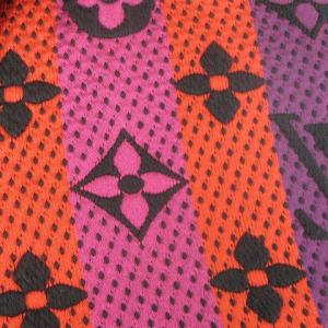 LOUIS VUITTON エシャルプ ロゴマニア マフラー ウール シルク混 マルチカラー M73056