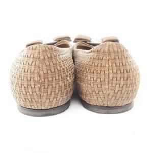 Salvatore Ferragamo ヴァラリボン フラットパンプス 5D ブラウン