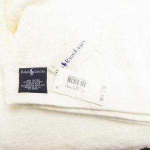 RALPH LAUREN HOME 90s ビンテージ ポロベアープリントバスタオル ホワイト