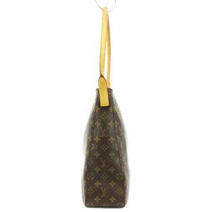 LOUIS VUITTON M51145 モノグラム ルーピングGM ワンショルダーバッグ ブラウン