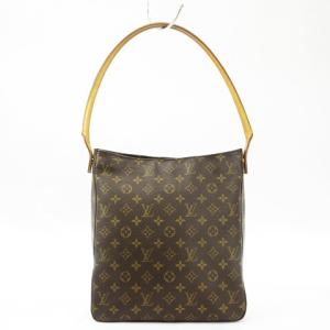 LOUIS VUITTON M51145 モノグラム ルーピングGM ワンショルダーバッグ ブラウン