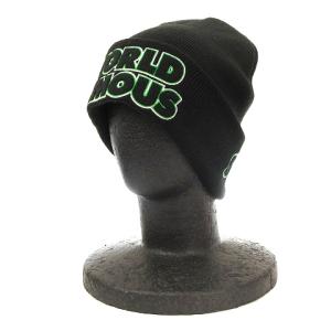 19AW Outline Beanie World Famous  ブラック