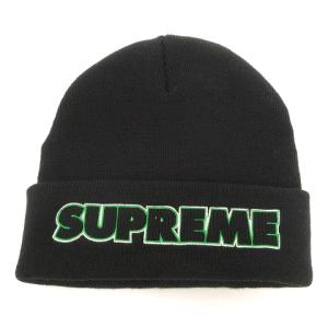 Supreme 19AW Outline Beanie World Famous  ブラック
