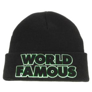 Supreme 19AW Outline Beanie World Famous  ブラック