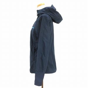 Patagonia ソフトシェルジャケット パーカー レビテーション ジップアップ ロゴ 83035 S ネイビー