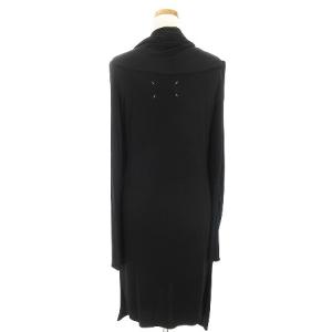 Martin Margiela 1 11AW ワンピース 変形 ドレープ ドッキング 42 ブラック