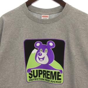 Supreme 20AW Bear Tee Heather Gray Tシャツ M グレー