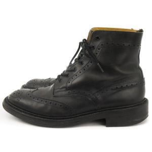 Tricker's 2508 MALTON COUNTRY BOOT ウイングチップ 9.5 ブラック