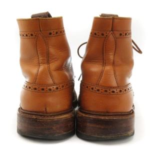Tricker's カントリーブーツ MALTON ウイングチップ ブラウン 9.5